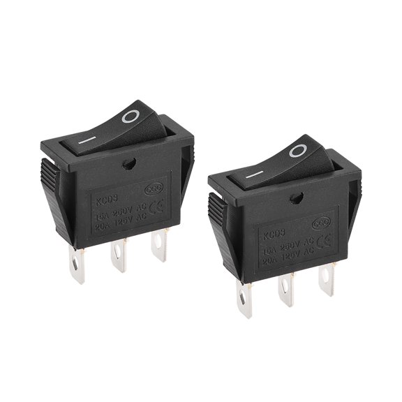 Boat Rocker Switch Toggle Switch for Boat Car Marine 3pins ON/ON AC 250V/15A 125V/20A,, 2pcs