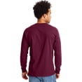 thumbnail image 2 of Hanes Men's Authentic Long Sleeve Pocket Tee, 2 of 5
