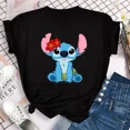 thumbnail image 3 of Camiseta divertida de Stitch Not Today para mujer, ropa de verano con dibujos animados Y2k Stitch, camiseta informal, camisetas de moda para mujer, 3 of 5