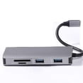 thumbnail image 1 of 9-en-1 tipo C Hub 2 USB3.0 y 1 adaptador multipuerto de puertos USB C PD 100W para MacBook, 1 of 3