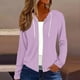 thumbnail image 2 of Sudaderas con capucha para mujer,Blusa informal de manga larga con capucha para mujer, de poliéster con cremallera frontal, cómoda para el hogar o el trabajo, sopatenor, 2 of 8