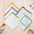 thumbnail image 4 of Bamboo dish cloths 10pcs for kitchen, washable & absorbent towels, 4 of 5