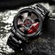 thumbnail image 3 of Stylish Men's Quartz Watch with 3D Car Wheel Design and Stainless Steel Band, 3 of 5