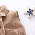 thumbnail image 4 of GiLiling Toddler Boys Girls Fleece Vest Kids Polar Fleece Zipper Jacket Sleevless Fall Winter Warm Outerwear with Pockets (Coffee, 3-4 Years), 4 of 8