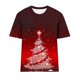 thumbnail image 4 of Camisetas Casuales de las Mujeres Suéter de Manga Corta Impreso Cuello Redondo, Poliéster Ligero para Todas las Estaciones Diario Y Confort de Uso, 4 of 4