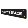 thumbnail image 4 of Kids Space Novelty Decor, Metal Wall Sign - 4x18 Inches, 4 of 4