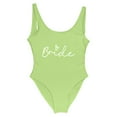 thumbnail image 4 of MKLEKYY Trajes De Baño Mujer Curvy Women Fashion Letter Print Piece Swimsuit Sexy Bikini Swimwear Bathing Sleeveless Backless Swimsuit 1714, 4 of 4
