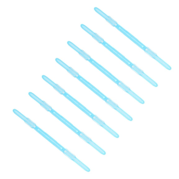 RENACLIPY 20Pcs Blue Plastic Bookbinding Clips Ergonomic Design for Office Paper Fasten