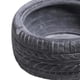 thumbnail image 4 of Tire Shape Ashtray,Tire Shape Ashtray Modern Home Office Cafe,Ash Trays Container Easy Clean,Portable Container Windproof,Car Desk Shelf Bathroom Bedroom Ashtray Black Gray, 4 of 5