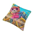 thumbnail image 5 of Super Kitties Throw Pillow Cover Decoration Pillow Case Cushion for Home Sofa Couch 24"x24", 5 of 7
