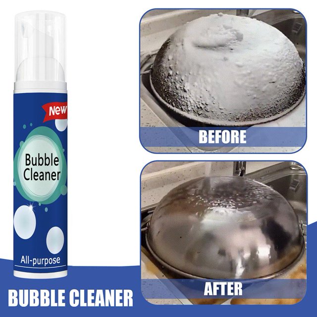 Desengrasante Spray Aceite Mancha Elimina Grasa Cocina Hogar Bubble Cleaner (100ml)