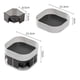 thumbnail image 3 of Especias De 2 Niveles, Estante De Almacenamiento De Cosméticos, Soporte Giratorio Para Especias Para Utensilios De Cocina Y Baño Scienceny HA043680-02, 3 of 6