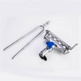 thumbnail image 1 of destyer Outdoor Automatic Fishing Rod Holder Fish Pole Bracket Silver Head, 1 of 9