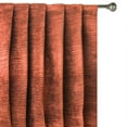 thumbnail image 5 of Fabric Mart Direct Rust Velvet With Pleats Fabric By The Yard, 5 Continuous Yards Rust Orange Velvet With Pleats, Upholstery Fabric for Curtain/Drapery/Couch/Sofa, 5 of 9