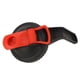 thumbnail image 2 of Wide Mouth Mason Jar Pour Spout Lid Leak Proof Mason Jar Flip Cap Lid with Handle Black Red, 2 of 4