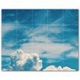 thumbnail image 1 of Picture-Tiles.com: Clouds Ceramic Tile Wall Mural WAL500384-54S. 21.25"W x 17"H using (20) 4.25" x 4.25" Ceramic Tiles-Satin Finish, 1 of 3
