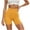 Yellow, variant on Utoimkio Women's High Waist Biker Shorts,Tummy Control Workout Yoga Shorts