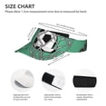 thumbnail image 2 of Kdxio BALL INSIDE THE NET GOAL Print Sun Visor Hat Golf Visor Adjustable Velcro Outdoor Sports Cap for Men Women, 2 of 6