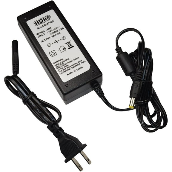 HQRP AC Adapter for Kicker iKICK iK501 iK500 ZK500 Digital Stereo System 08IZK500PS 08IK500 08ZK500 09IK501 KSAS0652200270M2 Power Supply Cord Adaptor 22V   HQRP Euro Plug Adapter