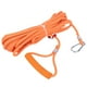 thumbnail image 2 of Cuerda sin perforaciones de 32,8 pies, resistente al viento, antideslizante, para colgar ropa, cordón de secado para tienda de campaña (10M naranja) YUNYI BRAND  Deportes, 2 of 8