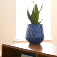 thumbnail image 4 of Southern Patio CRM-047087 8 in. Honeycomb Planter, Cobalt, 4 of 4