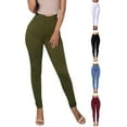 thumbnail image 3 of Plus Size Pencil Jeans for Women Lady Stretch Casual Denim Skinny Pants High Waist Trousers, 3 of 4