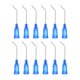 thumbnail image 1 of 12uds Punta Dispensadoras Agujas, 22 Calibre 45 Grados Dobladas Dispensadoras Puntas 1" Extremo Aguja Dispensadora para Aceite o Pegamento Aplicador, Azul, 1 of 5