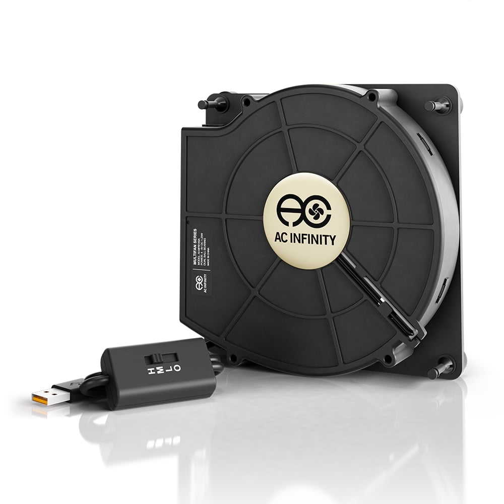 AC Infinity MULTIFAN S2, Quiet 120mm USB Blower Fan with Speed Control