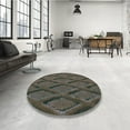 thumbnail image 4 of Ahgly Company Tapis Rectangulaire Lavable en Machine Intérieur Transitionnel Marron Chocolat, 6 Pieds x 9 Pieds, 4 of 7