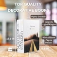 thumbnail image 2 of Set de 3 libros decorativos para mesa de café ROOMICLE, color blanco, 2 of 8