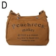 thumbnail image 5 of Bolso de hombro de lona de estilo coreano de gran capacidad, perfecto para primavera y verano, duradero y moderno., 5 of 5