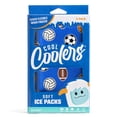 thumbnail image 2 of Cool Coolers by Fit & Fresh, Soft Ice Packs for Lunch Box & Cooler Bag, Reusable & Flexible, Sports, 2pk., 2 of 7