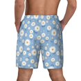 thumbnail image 3 of Xecao Daisies Flowers for Men's Swimming Trunks Swim Trunks Quick Dry Swim Shorts with Mesh Lining Funny Swimwear Bathing Suits, 3 of 9