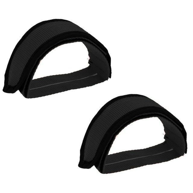 Pedales de bicicleta con pedales pies de bicicleta universales con clips para los dedos correas para bicicletas de piñón fijo Adepaton CPB-DE-SSW487-1