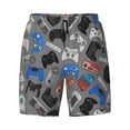 thumbnail image 4 of Lsque Mens Swim Trunks Video Game Pattern - Bathing Suit Compression Liner - Beach Swim Shorts Swimwear - (S-3XL) - Stretch Quick Dry -3X-Large, 4 of 9