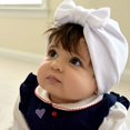 thumbnail image 4 of Paquete de 5 gorros con nudo sólido para bebé, niña, turbante, gorro con lazo, gorro para la cabeza infantil, 4 of 5