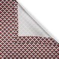 thumbnail image 4 of Ambesonne Geometric Window Valance, Vibrant Grid Tile, 54" X 18", Vermilion Black White, 4 of 5