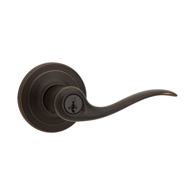 Lockset Kwikset SmartKey Tustin Venetian Bronze Entry KW1