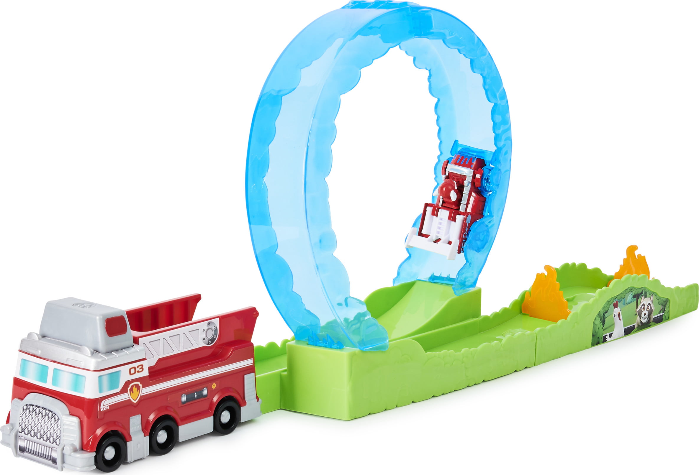 PAW Patrol, Metal Adventure Bay Rescue Playset with 2 Exclusive Vehicles, 1:55 Scale - Walmart.com