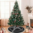 thumbnail image 5 of Colorful Skull Cat Moon Gothic Pattern Christmas Tree Skirt 30 inch, Tree Mat for Halloween Christmas Xmas Festive Party Yard Decoration Ornaments, 5 of 16