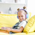 thumbnail image 2 of Auriculares Olyre Kids con cable y micrófono para viajes escolares, 2 of 6