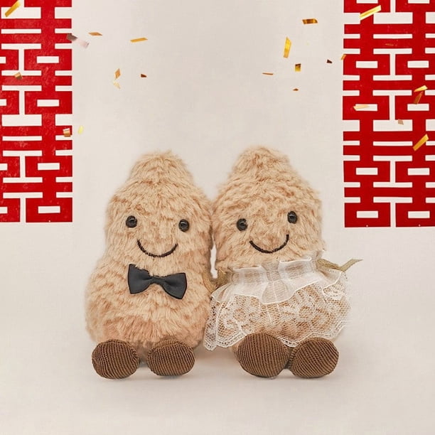 Plush Toy Series - Animal Kapibal Plush Toys - Wedding Throwing Dolls - Wedding Peanuts (Pair) 12cm