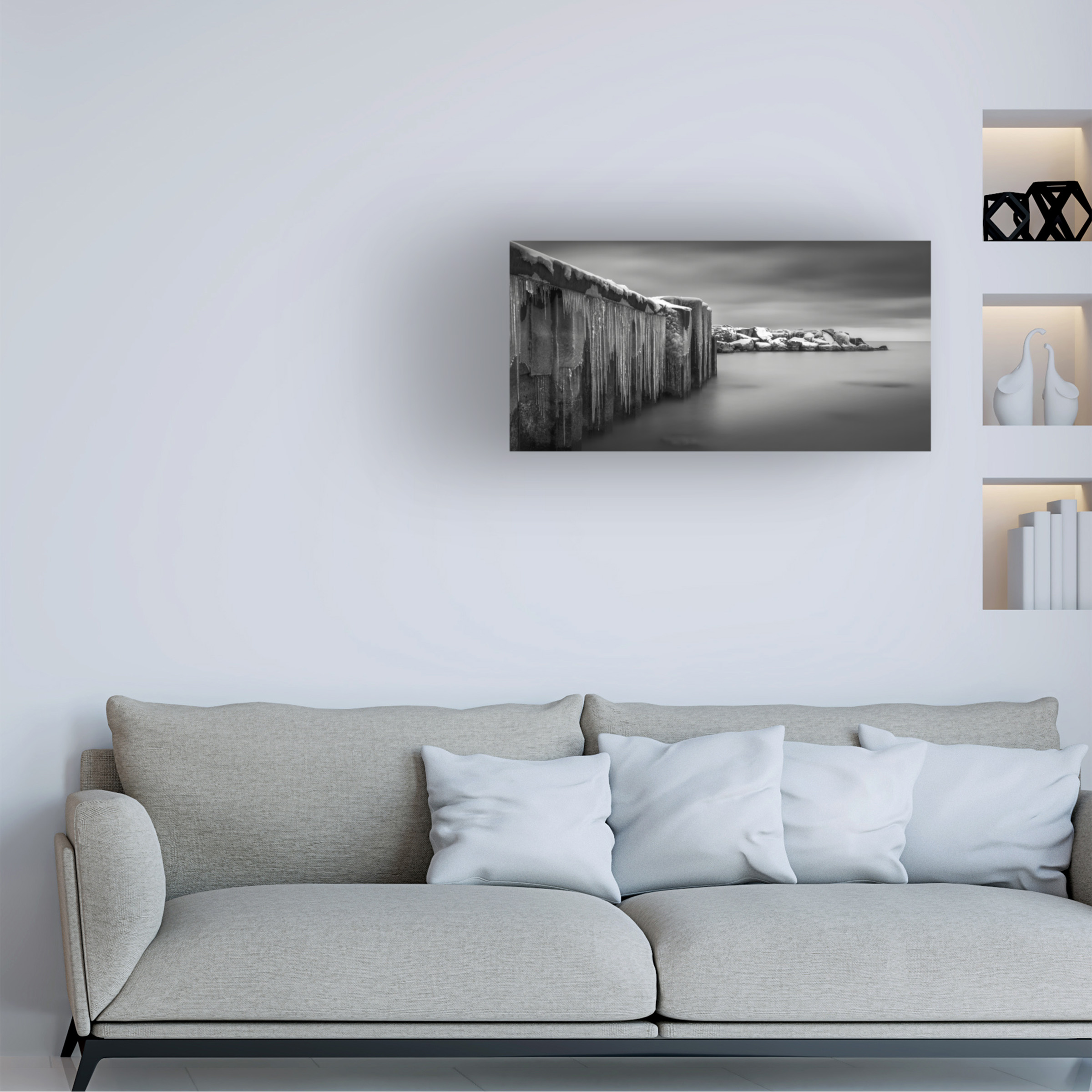 Dave MacVicar 'Icicle Works' Canvas Art