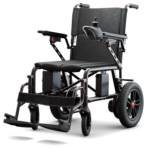 HomyKing Durable Foldable Portable Compact Lightweight Electric Wheelchair – Anti‑Tip Power Wheelchair