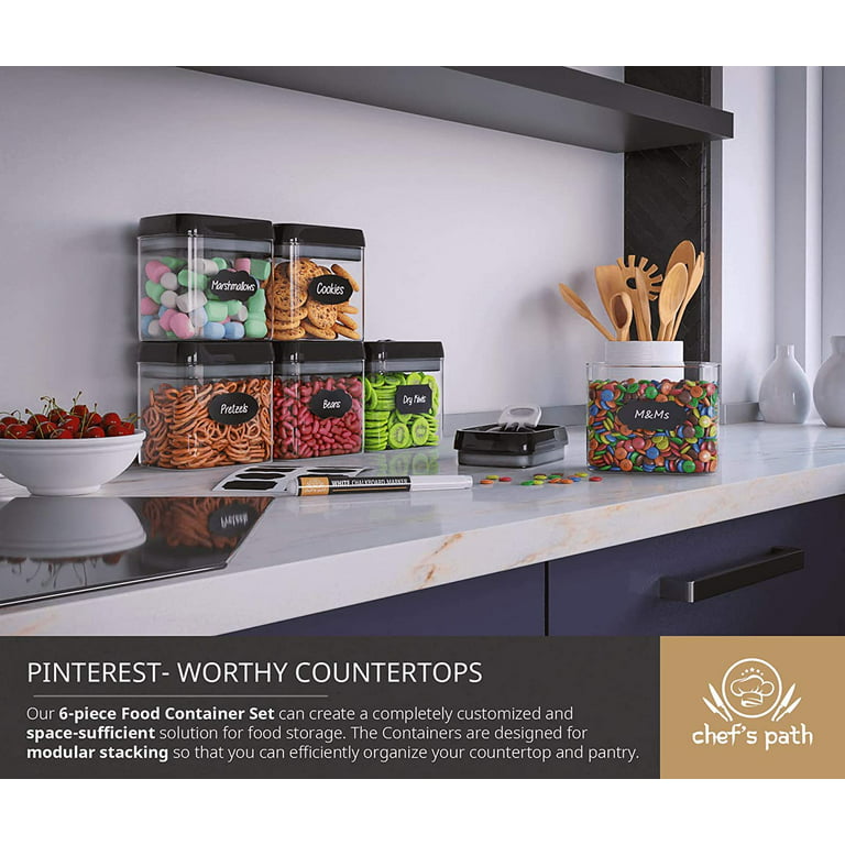 Chef's Path Airtight Food Storage Container Set - 7 PC - Kitchen