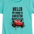 thumbnail image 3 of Disney's Cars - Chester Whipplefilter - Toddler And Youth Girls Short Sleeve Graphic T-Shirt, 3 of 5
