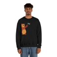 thumbnail image 4 of Peeking Bear Teen - Adult Unisex Pullover Sweatshirt. XL-5XL from TSmartArt @ Walmart, 4 of 5