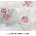 thumbnail image 5 of Pink Rose Tablecloth Decor Chic Flowers Romantic Vintage Style Spring Table Cloth Dining Room Kitchen Table Cover 60" X 84" Oblong/Rectangle, 5 of 5