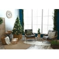 thumbnail image 4 of Simply Daisy Mint Colored Christmas Stars Christmas Soft Spun Polyester Decorative Throw Pillow, 18" x 18", 4 of 4