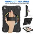 thumbnail image 2 of Allytechgroup for Samsung Galaxy Tab A9 Plus 11 Inch 2023 with Stand Women Men, Heavy Duty Shockproof Case with Shoulder Strap Kickstand Shockproof Protective for Galaxy A9+ Plus, Black, 2 of 10